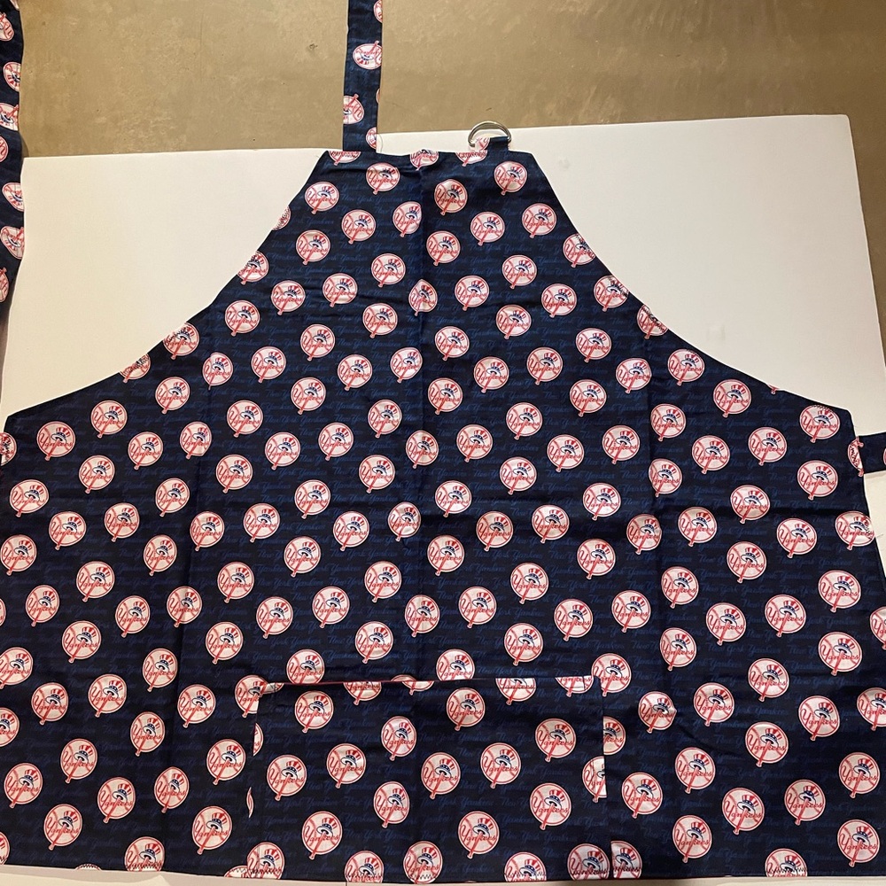 New York Yankees  Mini print pattern Barbeque Apron